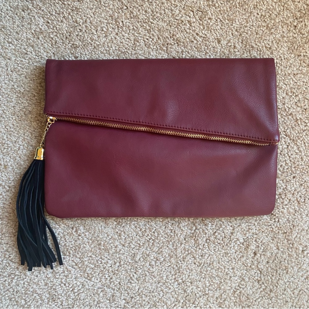MG Collection Tassel Clutch